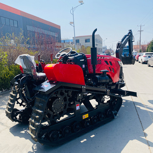 Livraison gratuite CE EPA Mini tracteur à chenilles 50hp 80HP 100HP pour tracteurs agricoles multifonctionnels - Product Image 3
