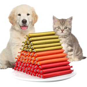 Golosinas para Perros, 100 Unidades, Snacks para Mascotas, Salchicha de Jamón para Mascotas, Sin Granos, Hiperalimentación, Alto Contenido de Calcio, Golosinas para Perros y Gatos - Product Image 1