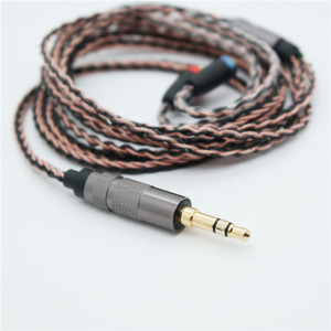 Cable trenzado de cobre sin oxígeno de 8 hilos MMCX, cable desmontable para auriculares, accesorios de audio para Shure MP3 - Product Image 3