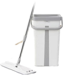 Hot Bán Nhôm Cực Ma Thuật Sợi Nhỏ Lau Phẳng Và Xô Thiết Lập Giá Cả Cạnh Tranh Cleaner Công Cụ Tay Miễn Phí - Product Image 4