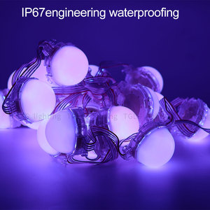 Nhà Máy bán hàng trực tiếp DC24V IP67 không thấm nước 3-năm bảo hành lập trình LED Pixel nguồn ánh sáng ngoài trời RGB đèn giáng sinh cho - Product Image 5