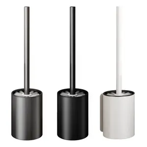 Bathroom Standing aluminum Multifunctional Tissue Holder and Toilet Brush Toilet Cleaning Brush Set toilet brush and plunger set