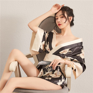 2023 Stock disponible estilo Kimono japonés Sexy vestido <span class=keywords><strong>de</strong></span> disfraz <span class=keywords><strong>de</strong></span> gasa para mujeres monos Control <span class=keywords><strong>de</strong></span> luz <span class=keywords><strong>de</strong></span> nivel - Product Image 6
