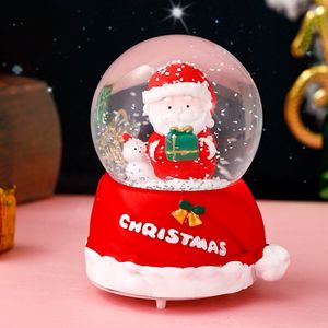 تماثيل عيد الميلاد وسانتا كلوز الكريستال سنو غلوب الزجاج لطيف ديكور المنزل غرفة نوم الحرف الراتنج - Product Image 2