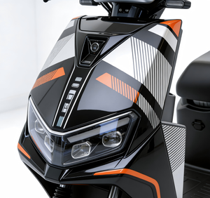 Moto électrique de transport Y4-LB, haute vitesse, longue portée, forte capacité de charge, 2000W, robuste, pour usage intensif. - Product Image 5