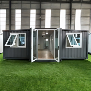 Maison modulaire extensible à assemblage rapide |   Bureau et clinique pliables portables à double aile |   Maison mobile polyvalente <span class=keywords><strong>en</strong></span> conteneur - Product Image 6