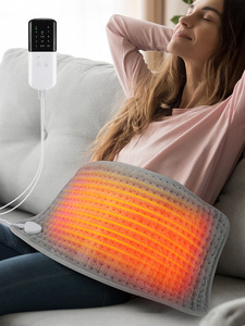 OEM Adjustable <b>Heated</b> Back Support Belt With Vibration Mode For Sports Recovery Office Workers Lightweight Breathable Mesh - Product Image 3