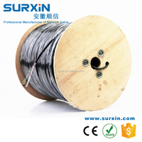 Cable LAN Surxin UTP SFTP FTP F/UTP para interiores y exteriores CAT6 de cobre puro 305M 1000FT 4 pares CAT 6 Cable de red Ethernet