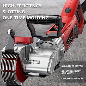 Tagliapiastrelle Elettrico Senza Polvere 220V, Profondità di Taglio 30MM, <span class=keywords><strong>con</strong></span> Pompa dell'Acqua/<span class=keywords><strong>Aspirapolvere</strong></span>, Strumento per Scanalature di Grado Industriale e Fai-da-Te - Product Image 5