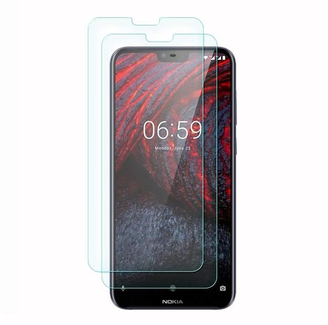 AA Quality 0.33MM 9H 2.5D Anti-scratch Phone Screen Protector Tempered Glass for Nokia X6 2018
