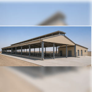 Étable laitière moderne en acier, prête pour le désert, pour l'Arabie Saoudite, avec système de traite mécanisé - Product Image 2