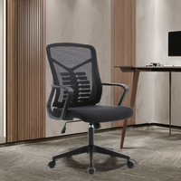 Chaises de bureau ergonomiques au design moderne bon marché en vente de gros chaises de bureau à mi-dossier en maille pleine salle de conférence pour visiteurs Sillas De Oficina Al Por Mayor