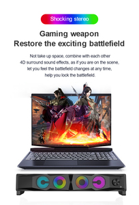 Hỗ trợ ckd skd đa phương tiện xách tay <span class=keywords><strong>2.0</strong></span> kênh USB PC Powered RGB chơi game Loa máy tính cho PC - Product Image 2