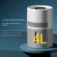 Humidificateur domestique 3000ml 23W moyen compact sans brume humidificateur d'air à ultrasons intelligent par évaporation avec filtre pour bureau