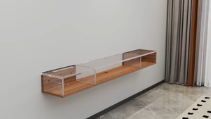 MAYHOME Meuble TV flottant <span class=keywords><strong>Console</strong></span> multimédia de divertissement moderne Grand <span class=keywords><strong>banc</strong></span> TV de rangement pour salon <span class=keywords><strong>et</strong></span> bureau - Product Image 6