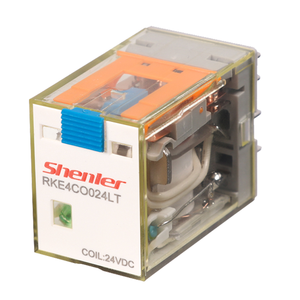 Shenler-relé de interfaz RKE4CO110LT, 4 polos, botón de prueba LED 230VAC 5A - Product Image 2