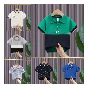 Children Boys Clothes High Quality Kids Summer Casual Polo T-shirt From China Factory