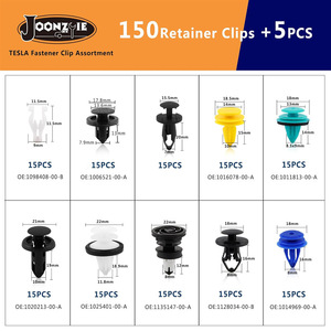 Tesla Vehicle Interior <b>Clips</b> 155pcs PP Fasteners For Replace Repair Auto <b>Trim</b> Retainer - Product Image 3