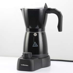 <span class=keywords><strong>Moka</strong></span>-cafetera eléctrica con temporizador, máquina de café de aluminio con apagado automático, OEM - Product Image 4
