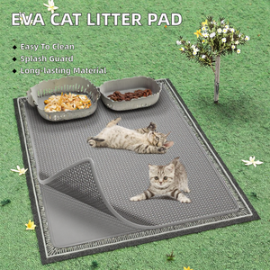 Waterproof Eco-friendly Plastic Square Dog Lick <b>Mats</b> with Suction Cups Hand Wash Easy to Clean Slow Feeder for Pups & Owners - Product Image 2