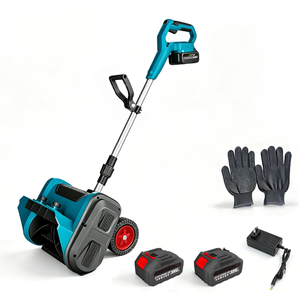 เครื่องเป่าหิมะแบบพกพา 21V ลิเธียมไฟฟ้า แบบไร้สาย ใช้มือผลัก สำหรับทำความสะอาดหิมะในครัวเรือน - Product Image 4