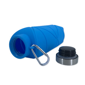 Botella de Agua Deportiva Plegable de Silicona con Diseño de Diamantes, 700 ml, Portátil, de Bolsillo - Product Image 4