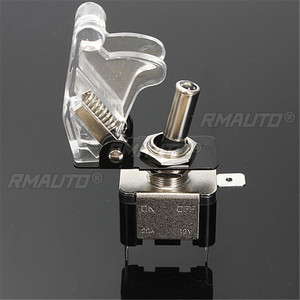 <b>12V</b> 20A Auto Car Toggle <b>Switch</b> Boat Marine Heavy Duty Flick <b>Switches</b> with LED White <b>Light</b> - Product Image 1