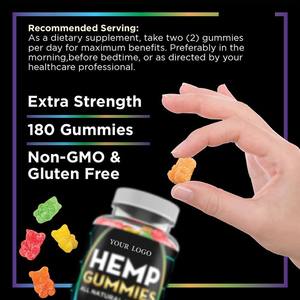 Gomitas de Cáñamo Personalizables OEM/ODM Suplemento para la Relajación Gomita Relajante Avanzada con Aceite de Cáñamo - Product Image 5