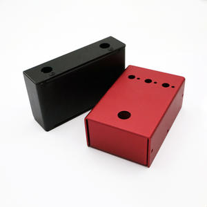 맞춤형 서비스 알루미늄 스틸 기타 페달 효과 인클로저 케이스 박스 분말 코팅 판금 제작 서비스 - Product Image 1