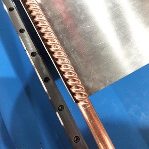 Mesin Swagging putar pipa tabung penukar panas otomatis kustom rajutan Spiral ulir tembaga Titanium - Product Image 4