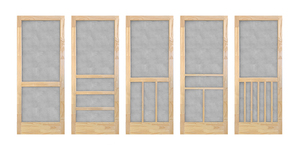 In legno massello zanzara legno netto del portello di schermo per ACE negozi di ferramenta - Product Image 3