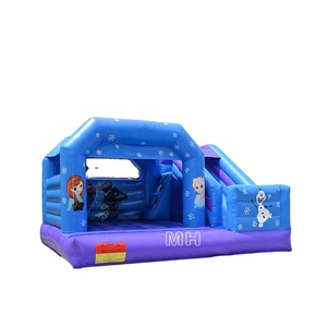 <span class=keywords><strong>Castillo</strong></span> inflable combinado con tobogán inflable gorila congelado - Product Image 1