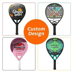 <span class=keywords><strong>Raquette</strong></span> de paddle en fibre de carbone 12K/18K personnalisable Qingyu Sport avec filet en nylon pour le tennis de plage, <span class=keywords><strong>meilleur</strong></span> prix - Product Image 3