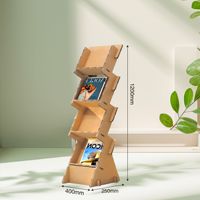 Offre Spéciale nid d'abeille carton étagère à livres pliable chaise de bureau présentoir de sol pour événement fête et exposition magasin