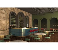 Comptoir de Bar à vin élégant, meubles de Restaurant, pour Pub, Bar, café, table à manger, 1 pièce