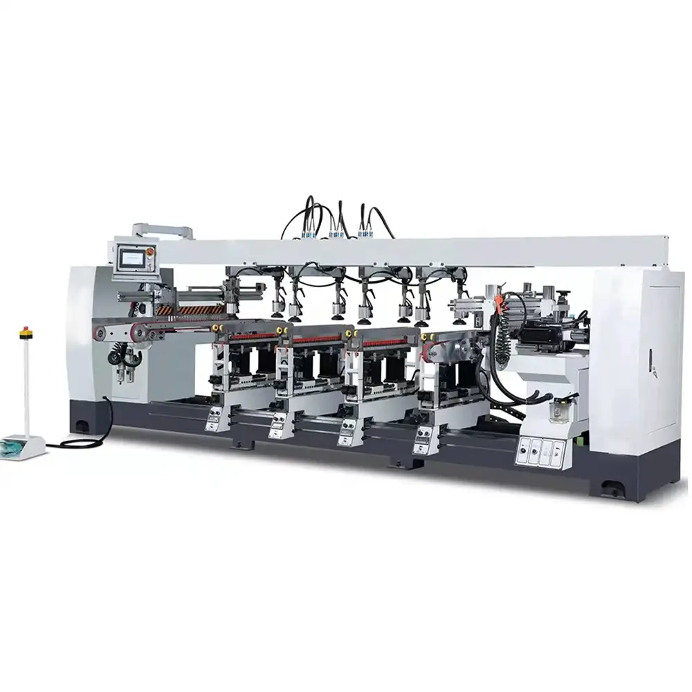 KIM-Z6 Cnc Automatische Zes Rij Boren Machine Houten Meubelen Multi Axis Boren Machine Voor Hout Hole Driller