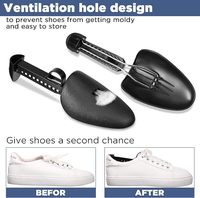 DAYOOH Embauchoir réglable à ressort en plastique avec tige métallique, unisexe, pour baskets et bottes