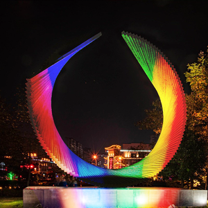 Luz de inundación de matriz LED RGB, resistente al agua, IP65, iluminación de arco iris para jardín al aire libre, árbol, modo de Control de Stage-DMX512 - Product Image 1