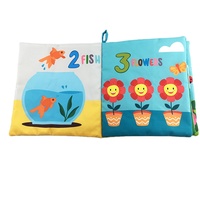 Livre en tissu pour bébés, fabriqué en usine, en gros, nouveau-né, tissu doux, lavable, ne se décolore pas, motifs clairs