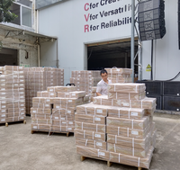 Ensemble de haut-parleurs professionnels CVR pour DJ, caisson de basses actif intérieur de 18 pouces, système de sonorisation amplifié