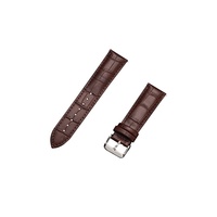 Bracelet de montre en cuir de vachette pleine fleur à texture crocodile compatible avec Apple Watch et Ultra 2, bracelet en cuir résistant à l'usure