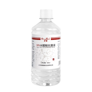 Solution antiseptique à 30 % d'acide acétique glacial Dingxin 500 ml pour les soins des pieds et le traitement des mycoses des ongles - Product Image 1