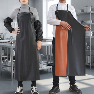 Tablier de travail en PVC noir robuste, promotionné par l'usine, pour hommes, réutilisable et résistant à la vaisselle, idéal pour le nettoyage et le travail des pêcheurs - Product Image 4