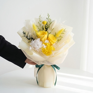 Ramo de Flores Personalizado, Regalo de Rosas Preservadas, Rosas Eternas, Suministros para Mujeres, Madres, San Valentín, Navidad - Product Image 6