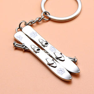 سلاسل مفاتيح على شكل زلاجات وسكوتر من سبائك الزنك، مخصصة عالية الجودة للترويج مع طباعة حريرية - Product Image 2