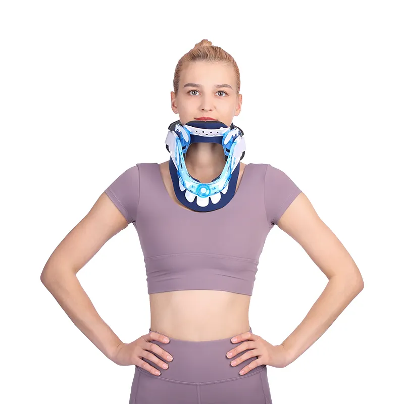 2023年ファッション頸部頸部牽引バックショルダー頭痛鎮痛装置/医療用調整可能頸部頸部カラーブレース