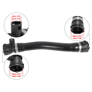 Tuyau de radiateur inférieur droit similaire, pièces automobiles 17127516416 17127507749, tuyaux de radiateur de remplacement pour BMW - Product Image 5