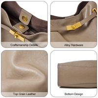 Sacs à main en cuir véritable pour femmes, fabrication de haute qualité, sac à bandoulière personnalisé pour femmes, sac en cuir de luxe léger et tendance