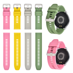 Cinturino di Ricambio in Gomma di Lusso a Sgancio Rapido per Smartwatch, Morbido <span class=keywords><strong>e</strong></span> Traspirante, per Uomo <span class=keywords><strong>e</strong></span> Donna - Product Image 5