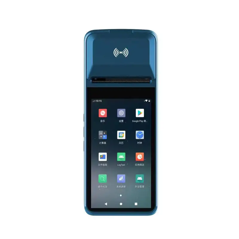 New Pos H8C Android 11 4G NFC Pos Terminal Mobile Pos System With Receipt Printer